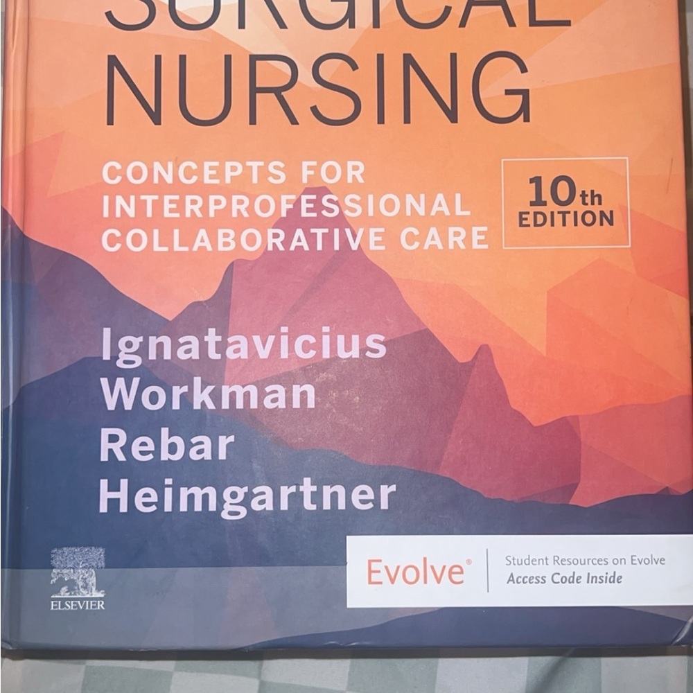 Surgical Nursing Textbook 10th Edition